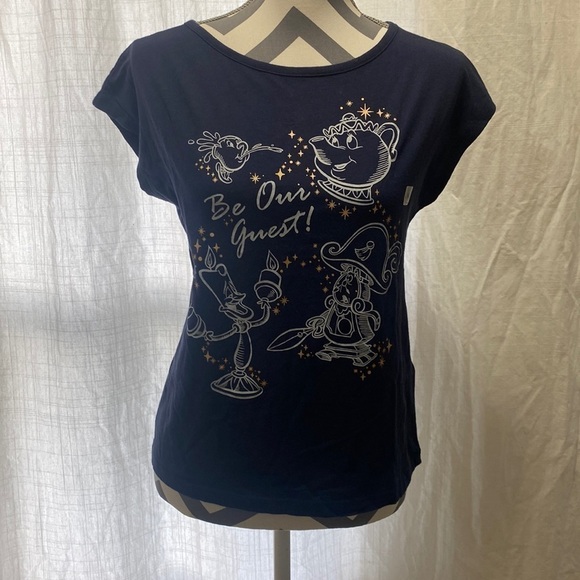 Women’s Disney Magic for all Beauty and The Beast’s Navy Blue Shirt size Medium‎ - Picture 1 of 8